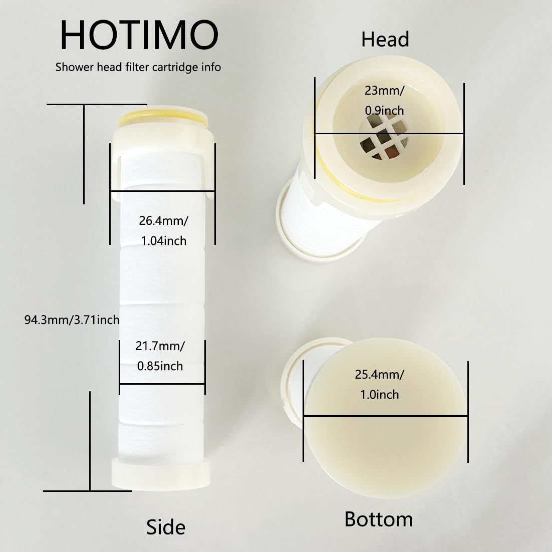 Filtered Shower Head with Handheld - High Pressure 3 Spray Modes Showerhead with Filters, 12 Replaceable Water Softener Filters for Hard Water | Ion Shower Head with 75" Anti-Burst Hose