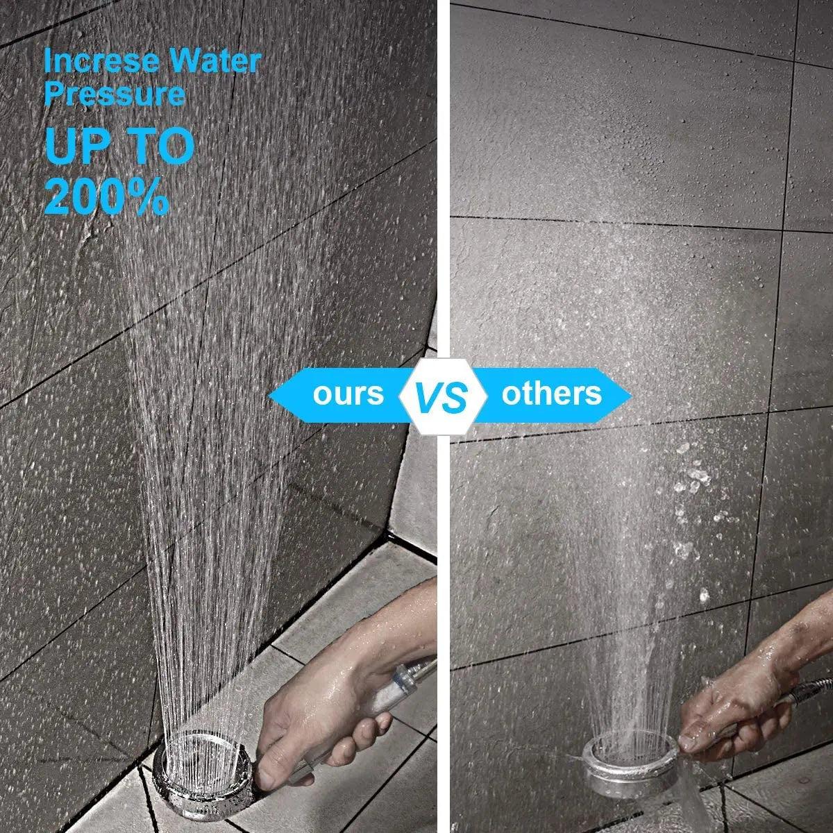 Filtered Shower Head High Pressure Water Saving Nozzles 3 Modes Adjustable Shower Head Massage Bathroom Accessories New Shower